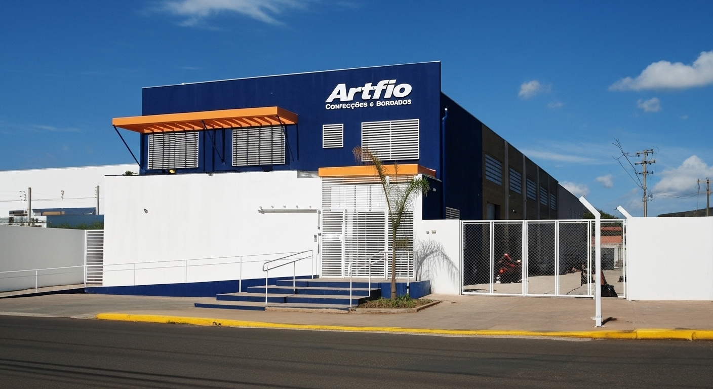 Fachada da Artfio Uniformes em Bauru